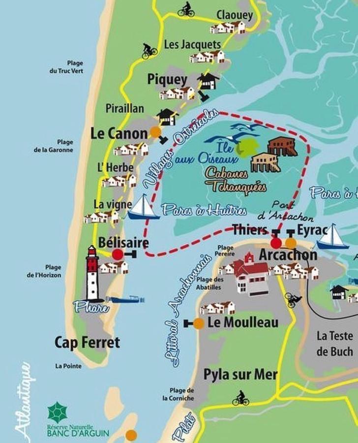 Tiny House Famille Nature Cap Ferret Claouey Εξωτερικό φωτογραφία